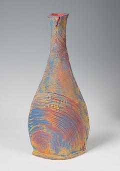 Untitled #31 - Ceramic Vessel with Pastel tones by Marc Cohen