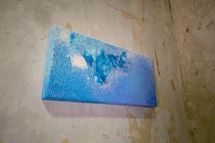 Blue Wave Wreck, mixed media painting by Joel Blenz