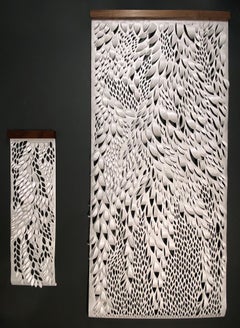 Hand-cut Paper Scroll, Wall Hangings 56x24