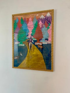 Forest Fresh, Watercolor Painting of Victorian woman horseback riding