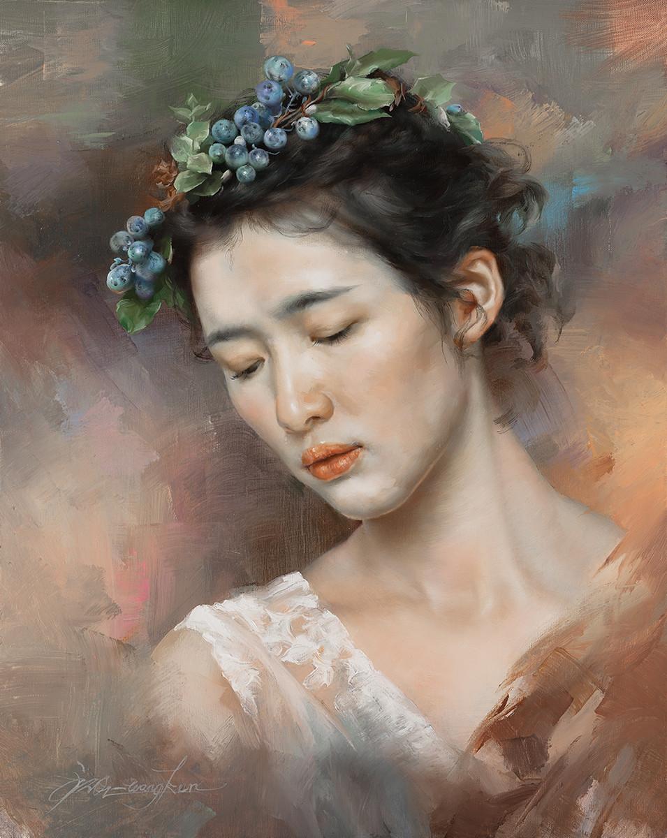 Wang Kun Figurative Painting - Yearning