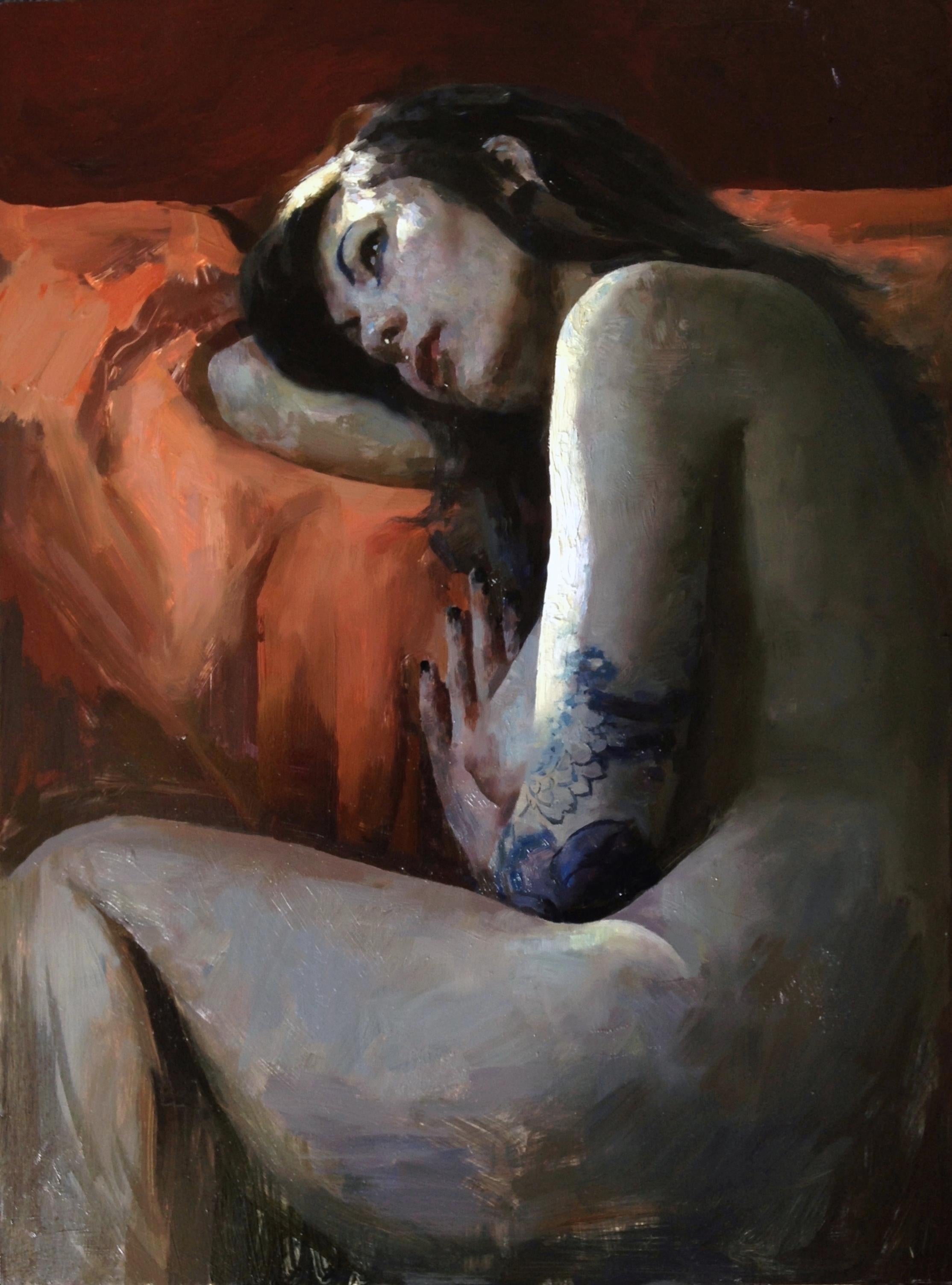 Hollis Dunlap Nude Painting - Last Light 