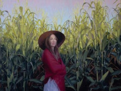 "Twilight Harvest" Oil Painting