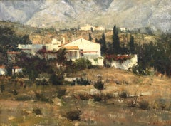Peinture à l'huile « Benalmadena Villa »