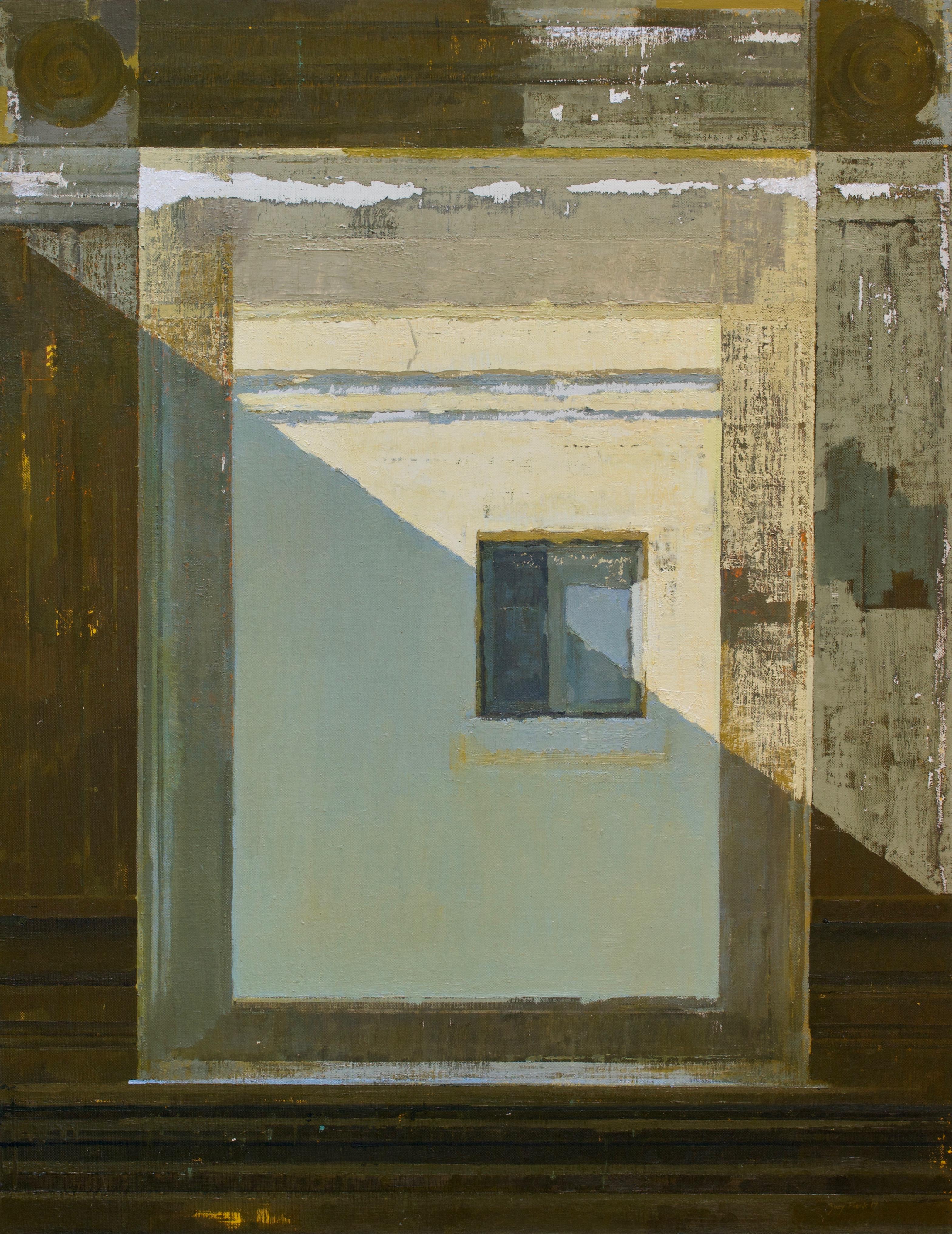 "Hall Window, " Oil Painting