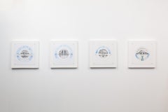 "Cardinal Directions from Sisu" (2015) By Charles Parson, Quartet of Drawings