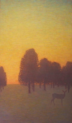 Evening Onlooker, Oil Painting