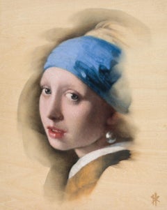 Variation on Vermeer No. 1, Oil Painting