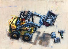 Construction Loader, Oil Painting