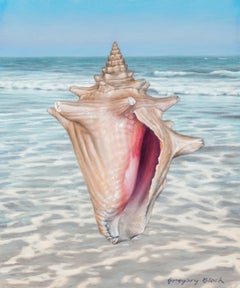 Sea/Shell, Oil Painting