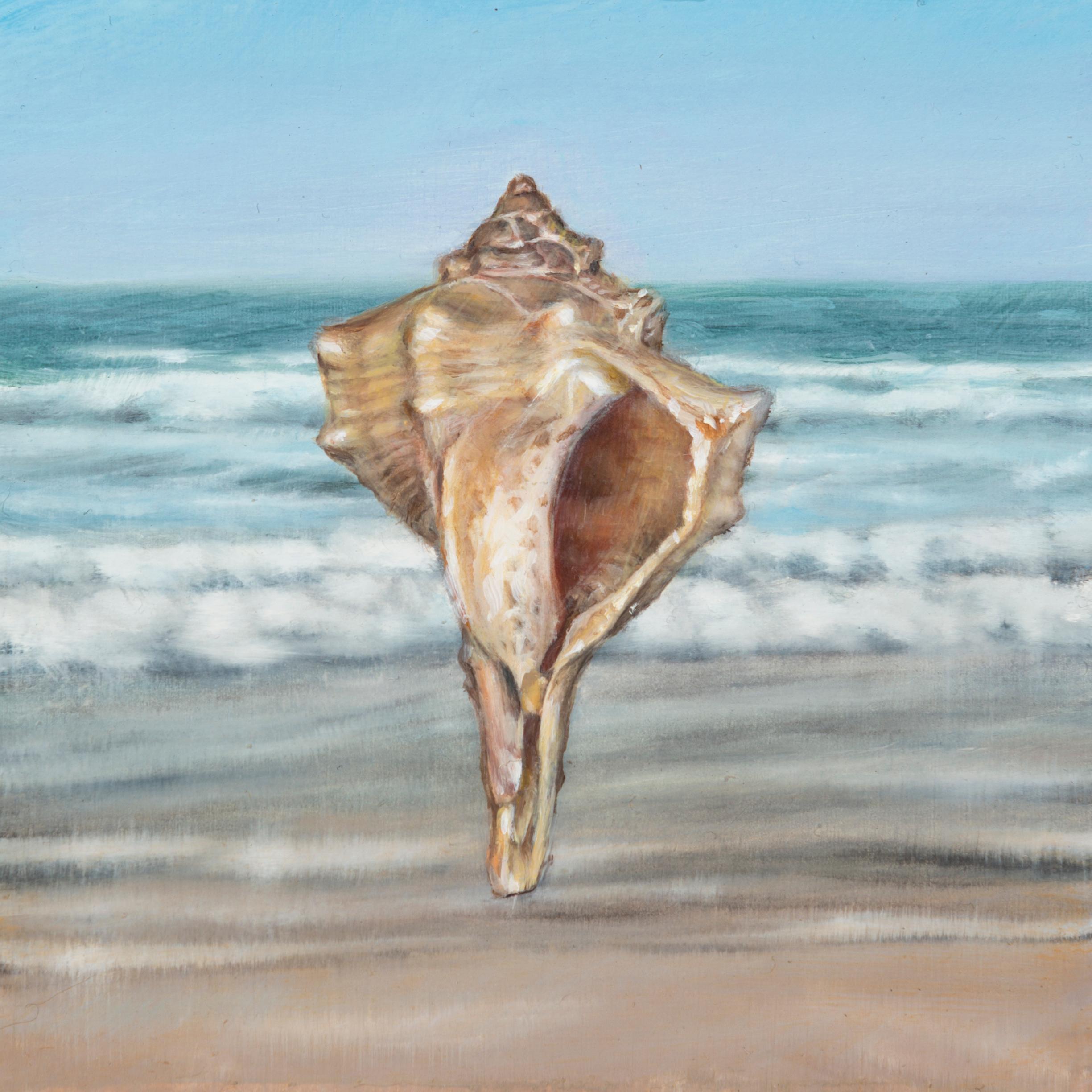 Gregory Block Still-Life Painting - Shell 3 , Oil Painting