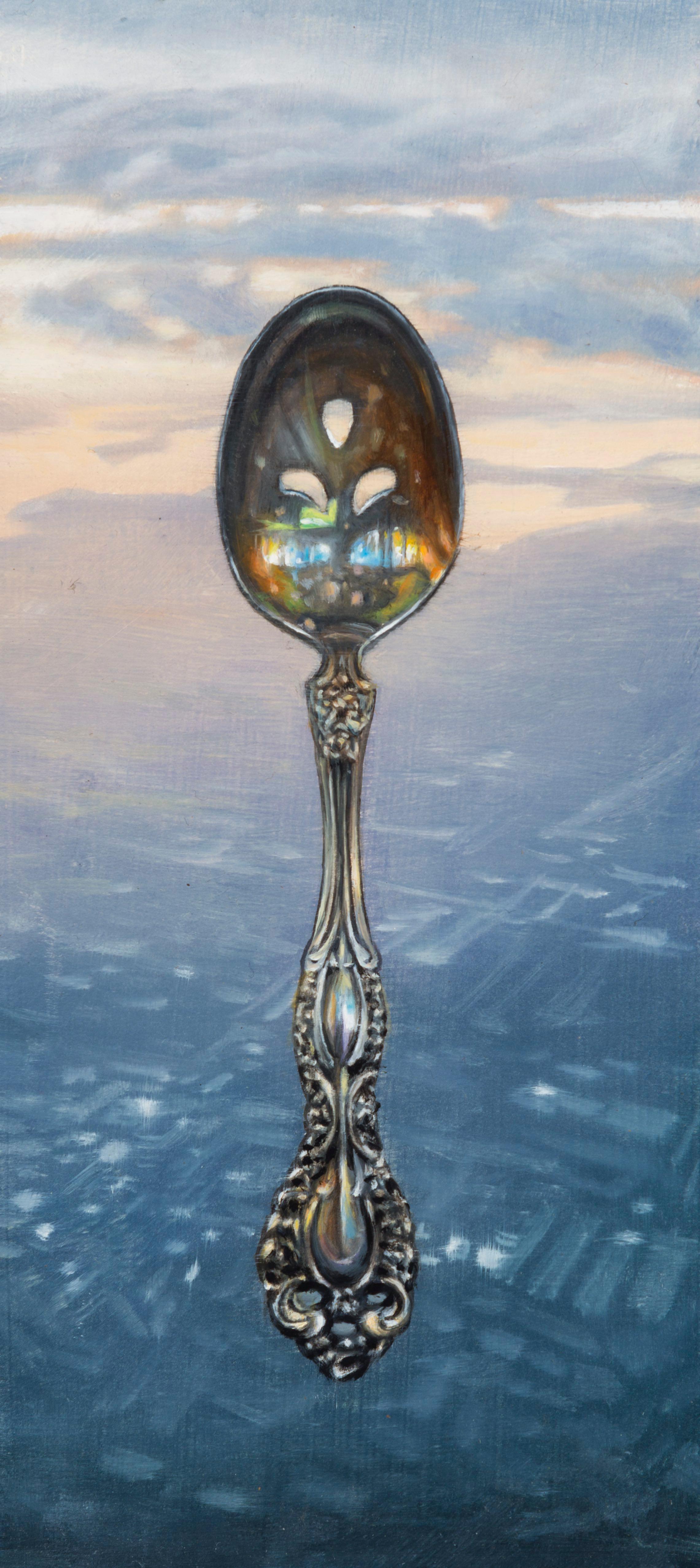 Gregory Block Still-Life Painting - Spoon, Oil Painting