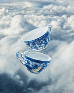 Teacups, Oil Painting