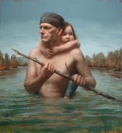 "Attraversamento", Pittura a olio