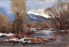 "Roaring Fork Overcast" Oil Painting