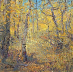 Peinture à l'huile « Aspen Light » (La lumière depente)