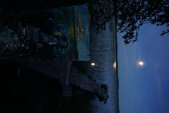 "The White Nights in Finland" Oil painting