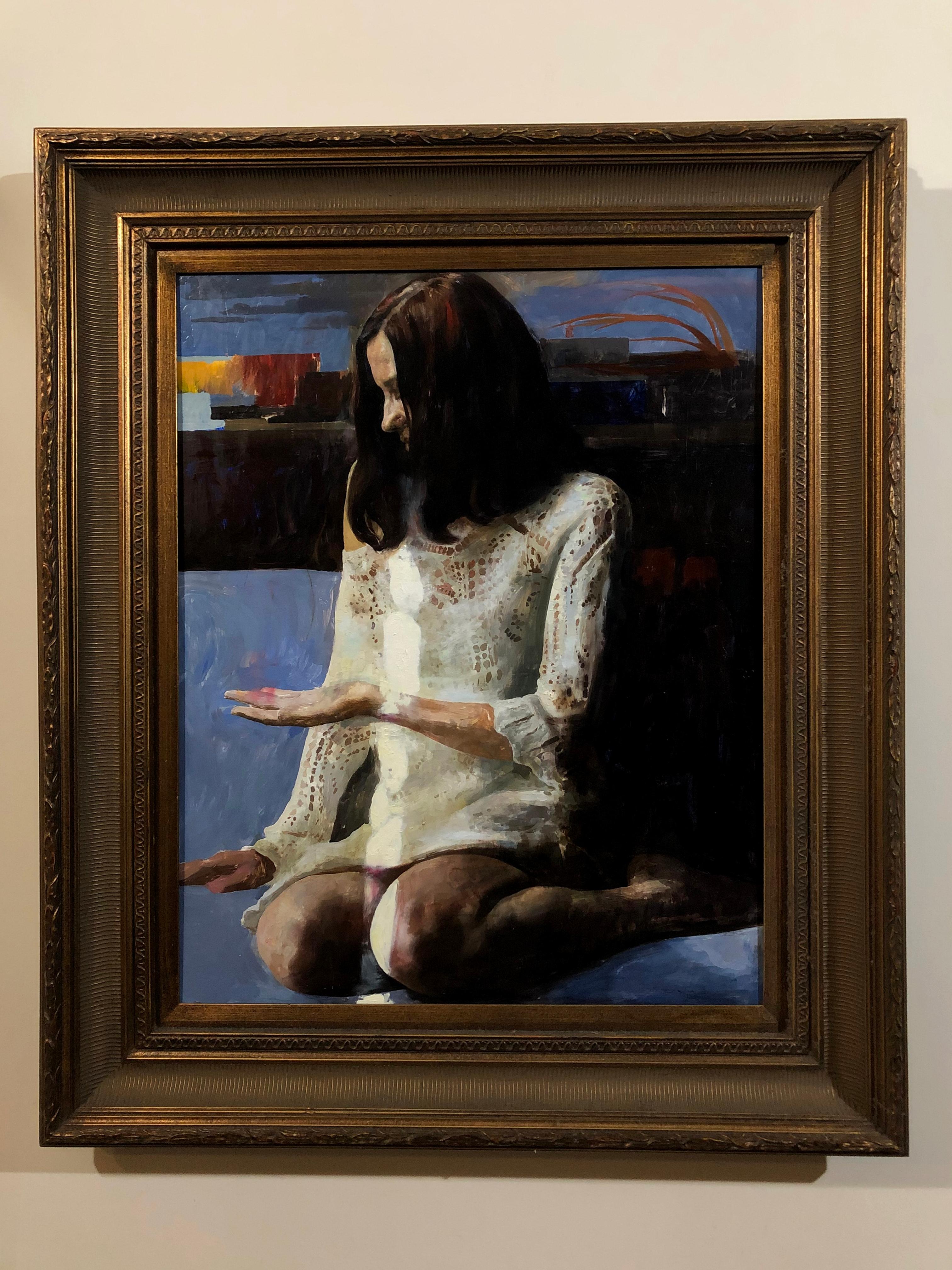 « L'objet invisible », peinture à l'huile - Painting de Hollis Dunlap