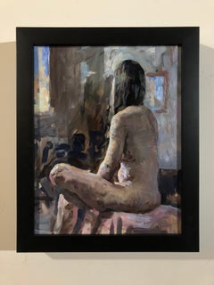 "Figure in Summer, " Oil painting