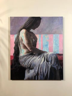 "(Waiting for) the Onset of Colors, " Oil painting