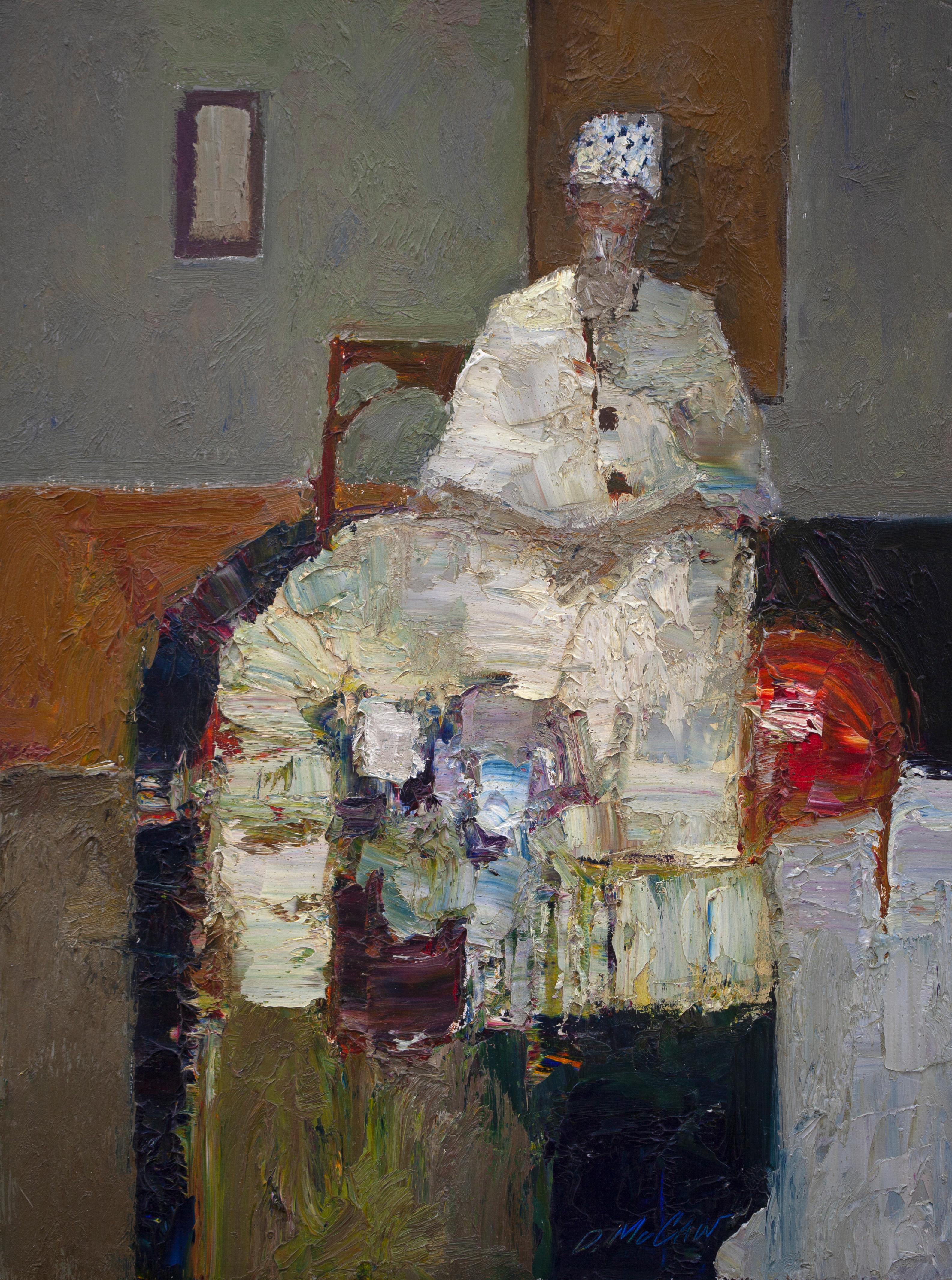 Dan McCaw Abstract Painting - "Generous" Oil Painting