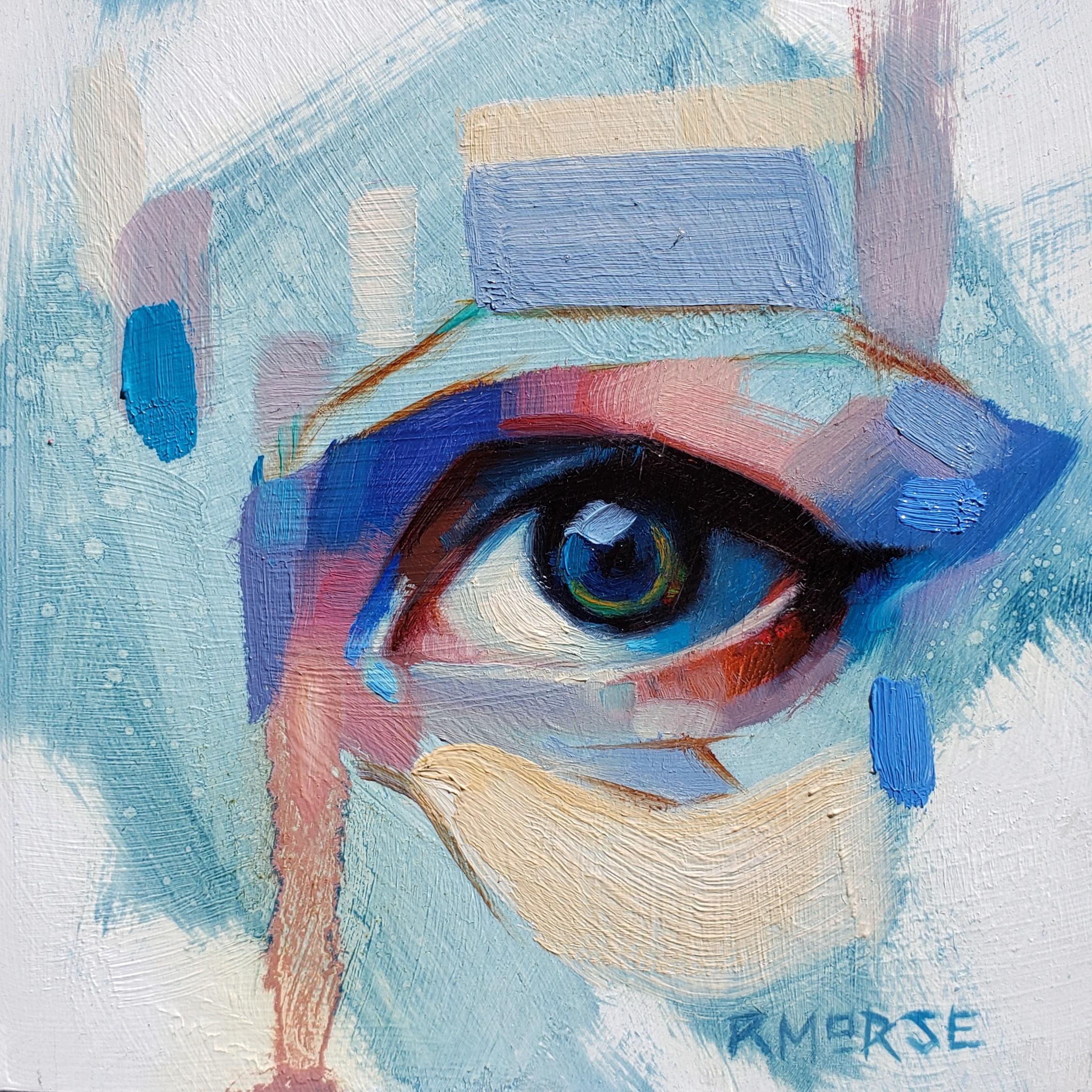 Ryan Morse Portrait Painting - Blue Light 