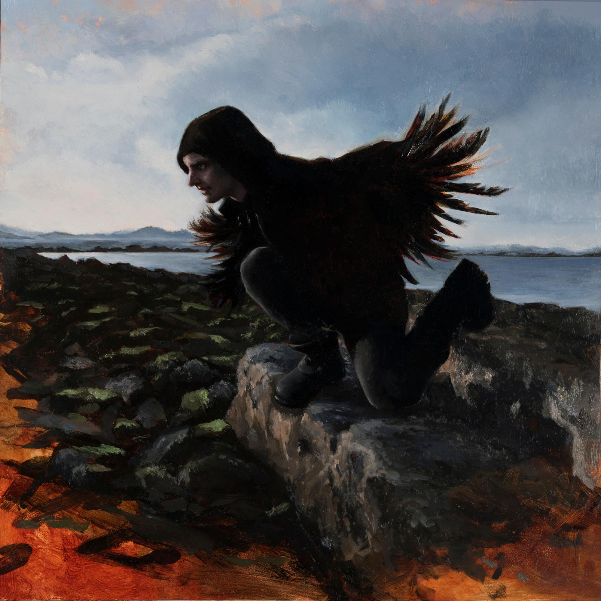 Figurative Painting de Ximena Rendon - Ícaro