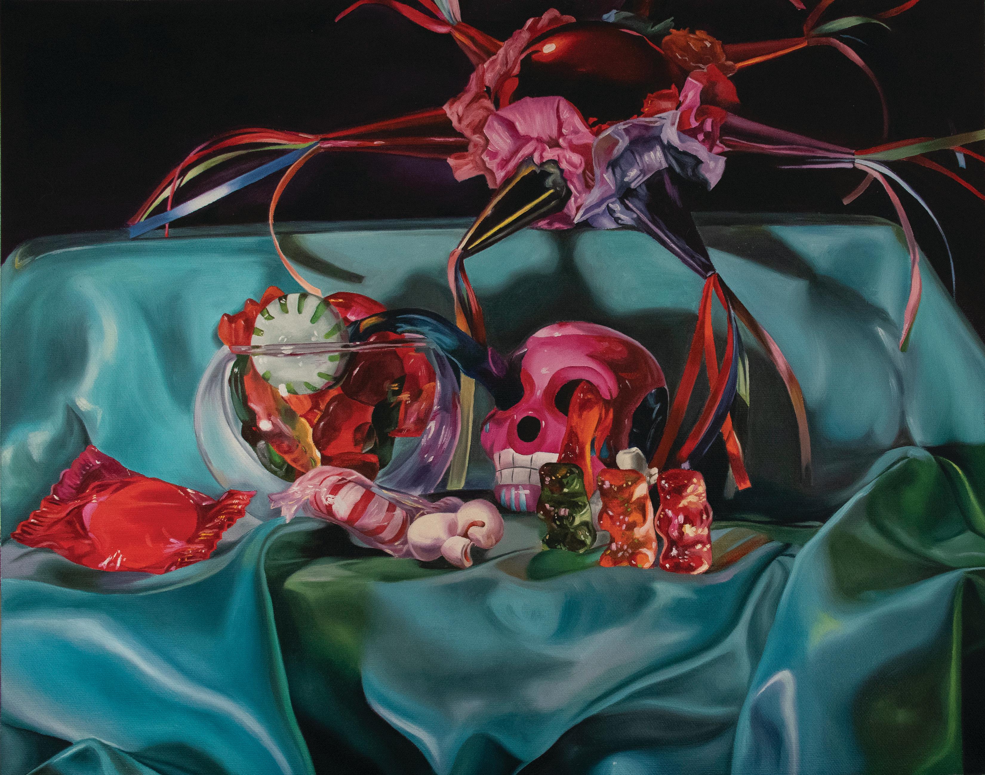 Daniela Velez Still-Life Painting - Day of the Death