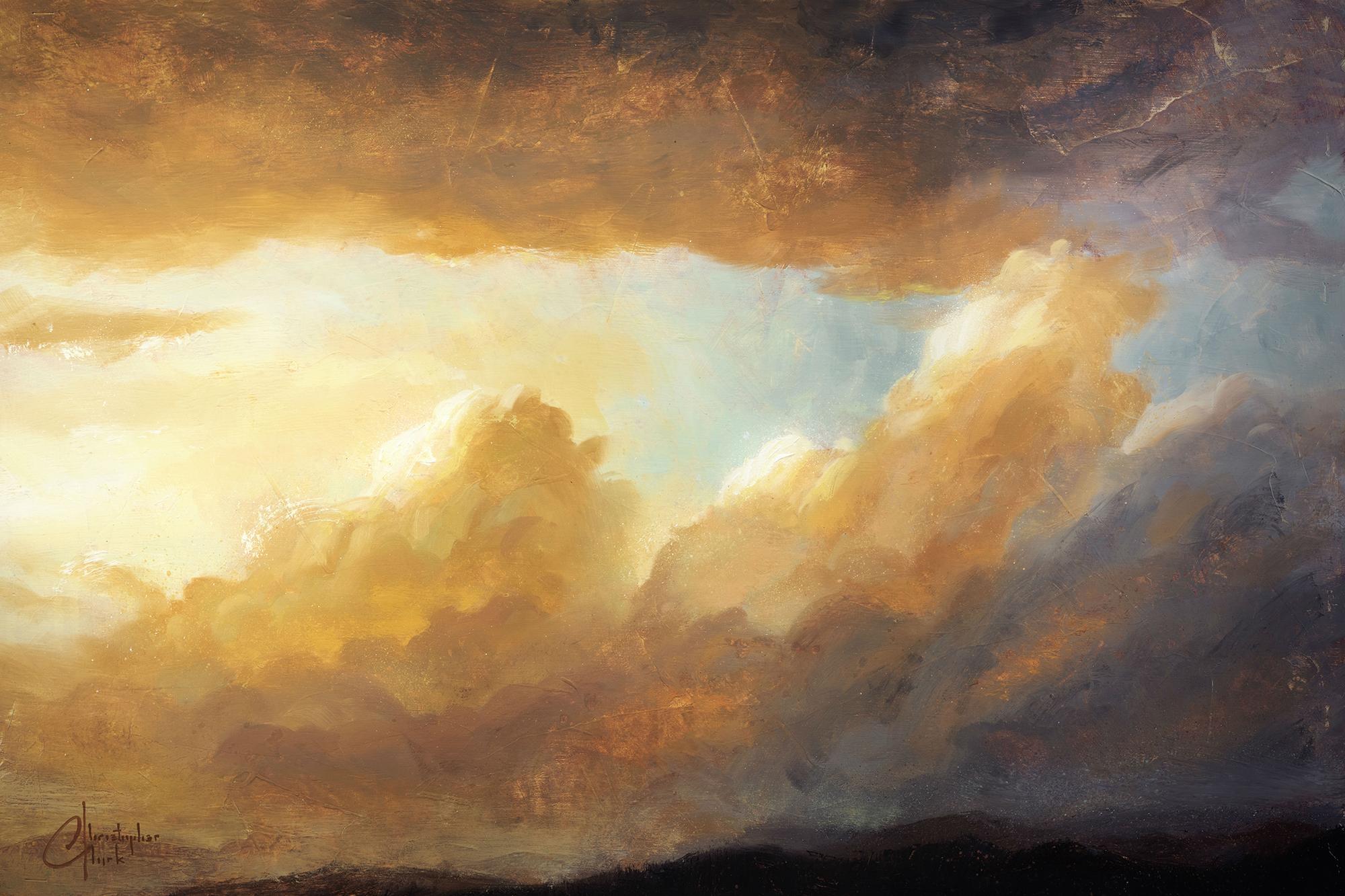 Christopher Clark Figurative Painting - Cloudscape I 