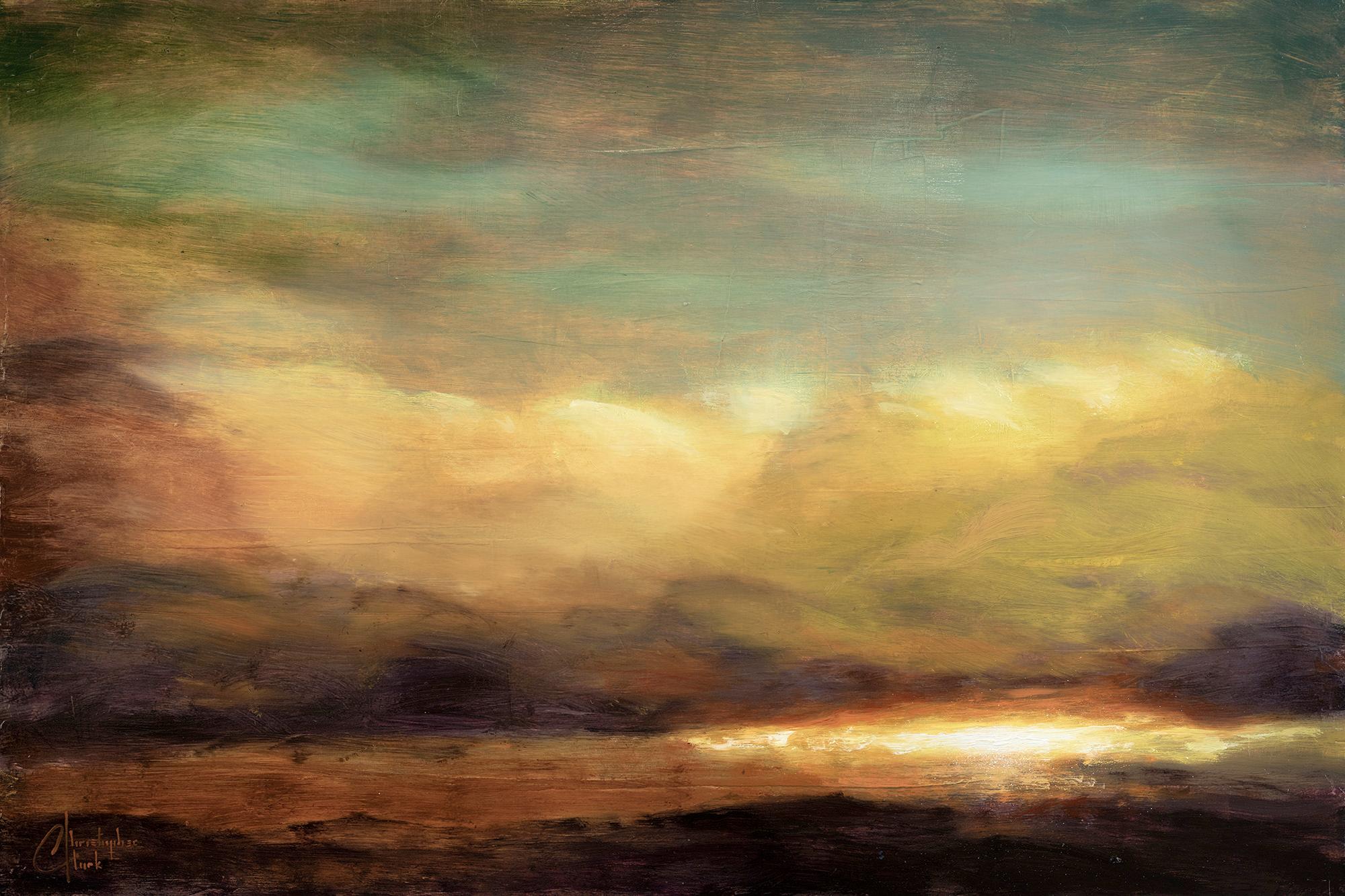Christopher Clark Figurative Painting - Cloudscape II