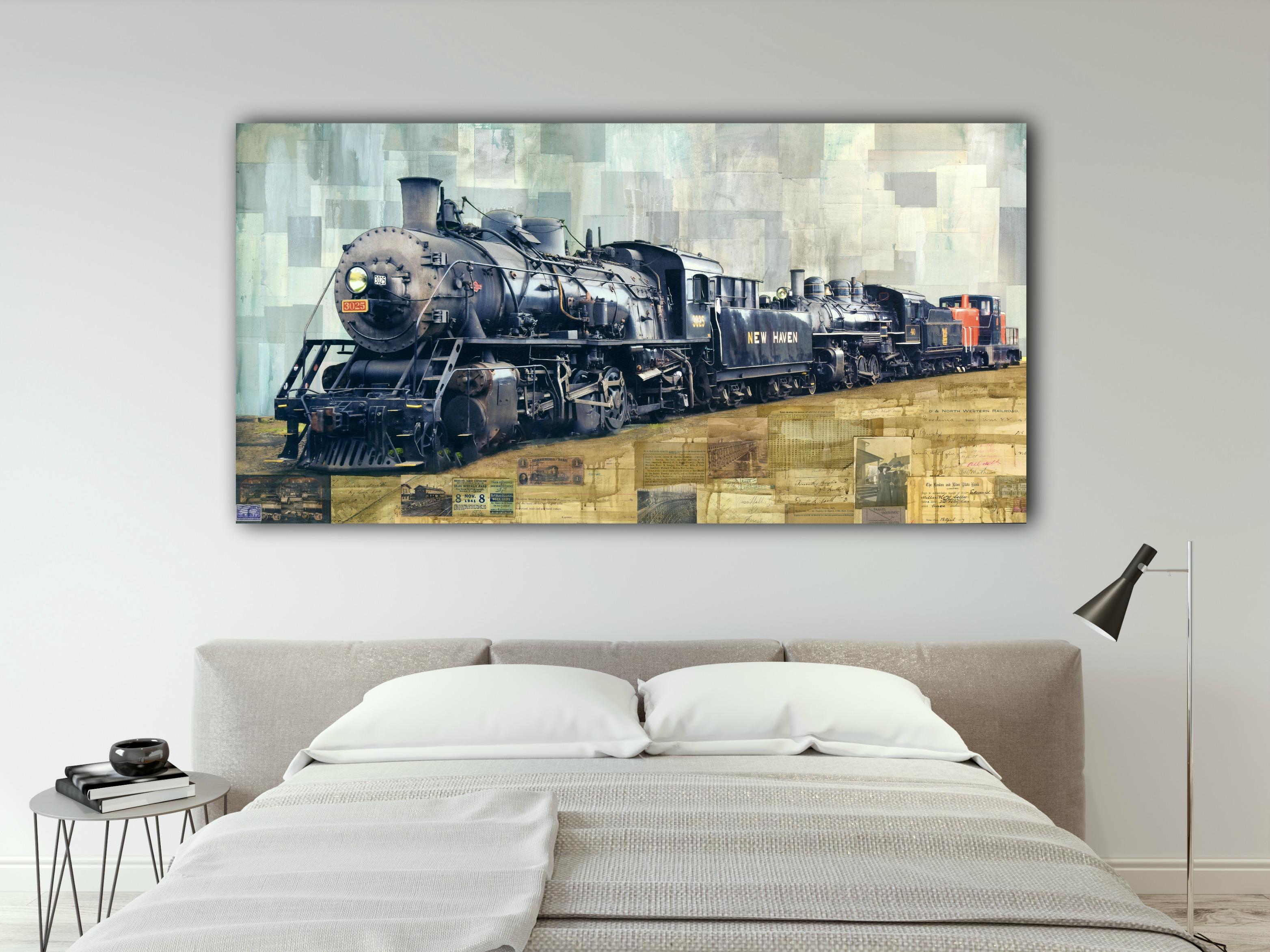 Double Steam  - Painting by JC Spock