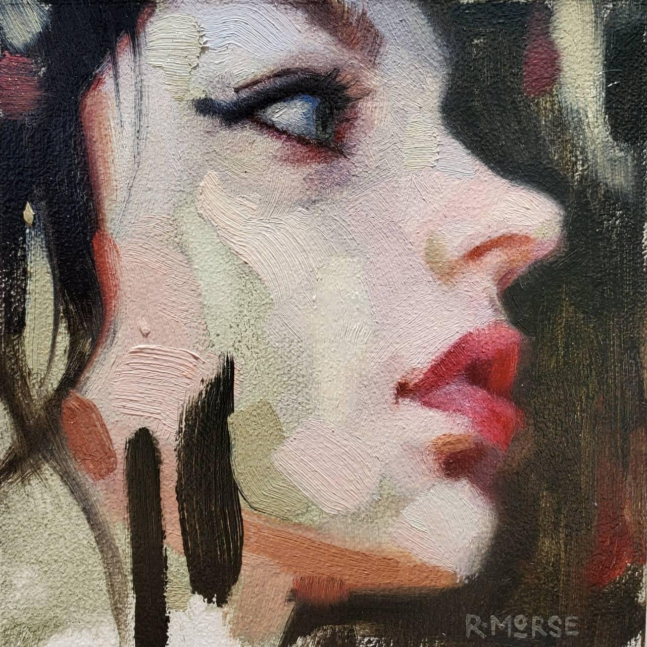 Ryan Morse Portrait Painting – Profil 