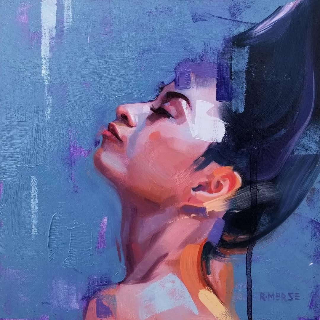 Ryan Morse Portrait Painting – Bliss aus Bliss 