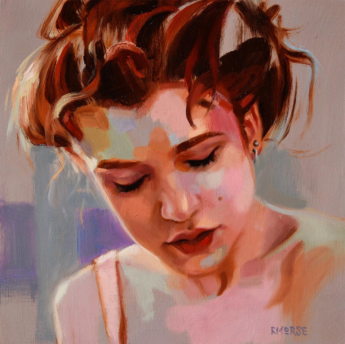 Ryan Morse Portrait Painting – Evellyn: „Coverlyn“ 