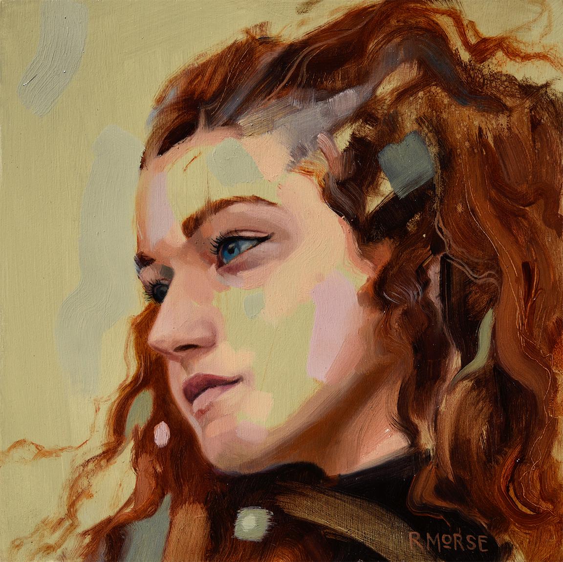 Ryan Morse Portrait Painting - Garnet 