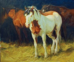 "Sundown Pasture" Oil painting