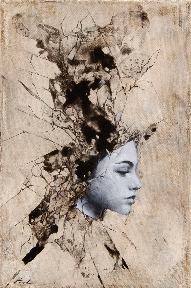 Aiden Kringen "Vellum" Mixed Media Painting at 1stDibs