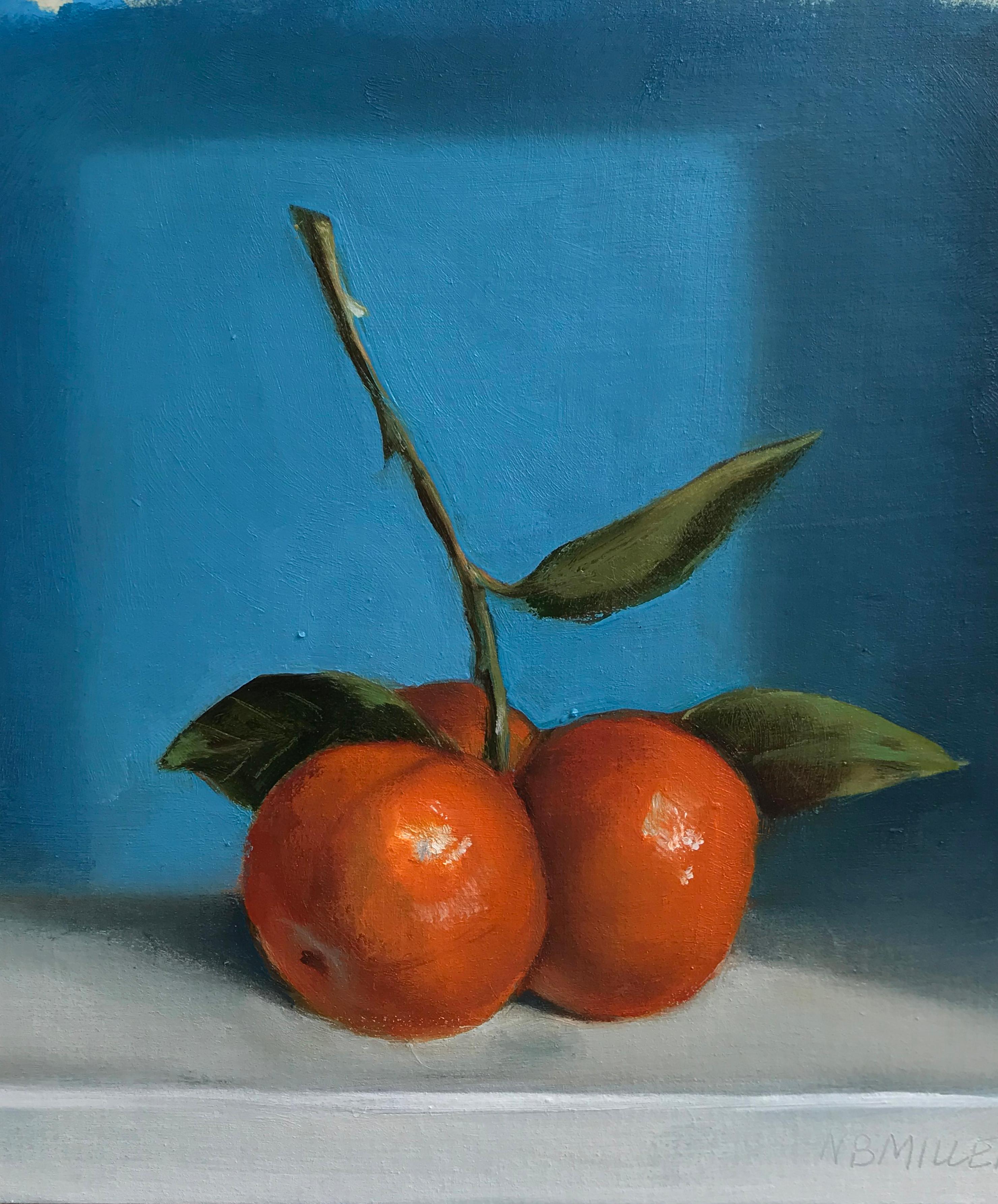Nancy Bea Miller Still-Life Painting - "Mandarins" Oil painting