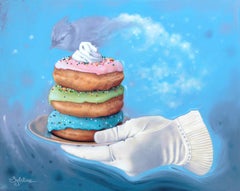"Heavenly Pastries" Oil painting