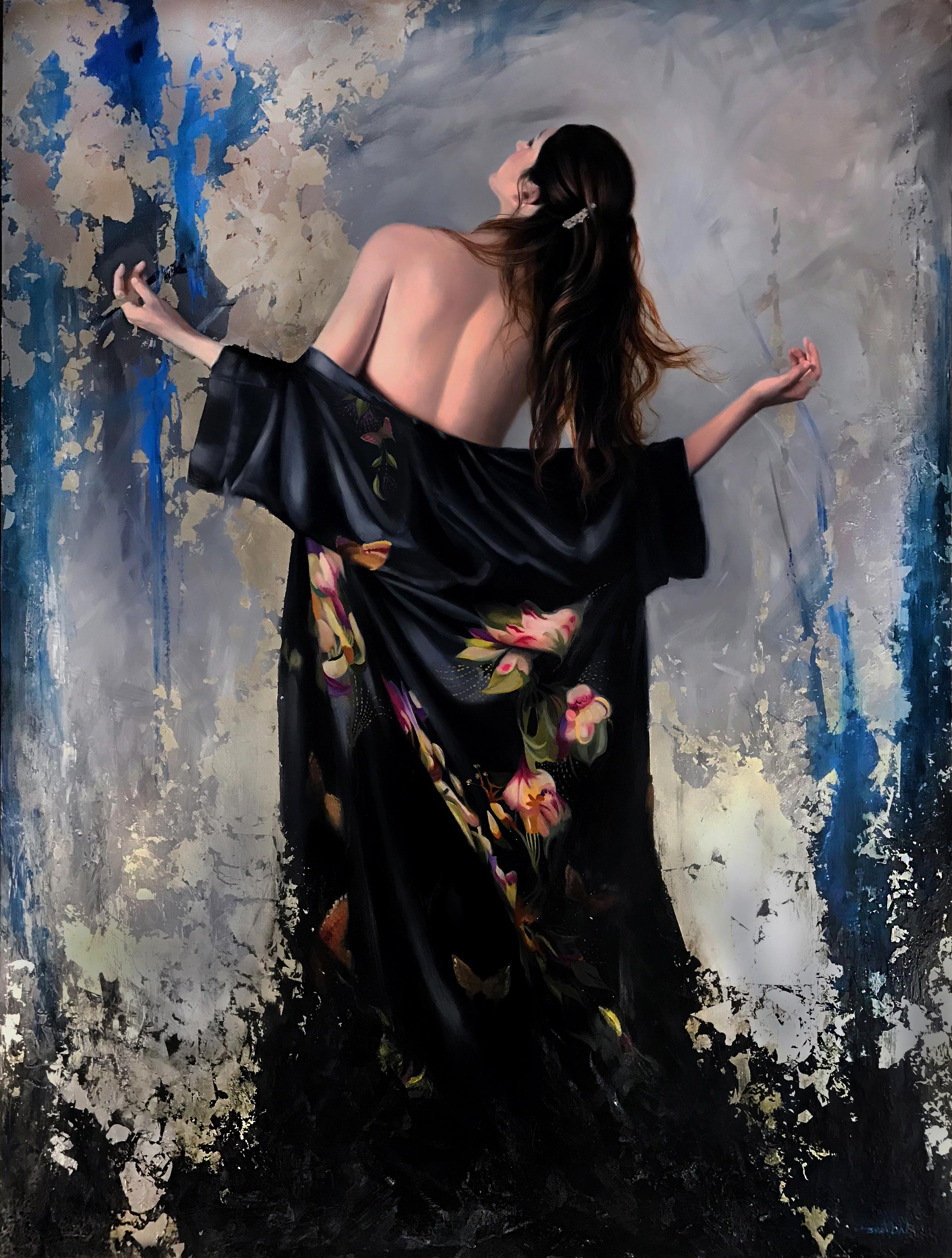 Brian O'Neill Portrait Painting - "Emergence, " Oil painting