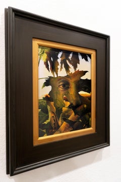 "Through the Leaves" Oil painting