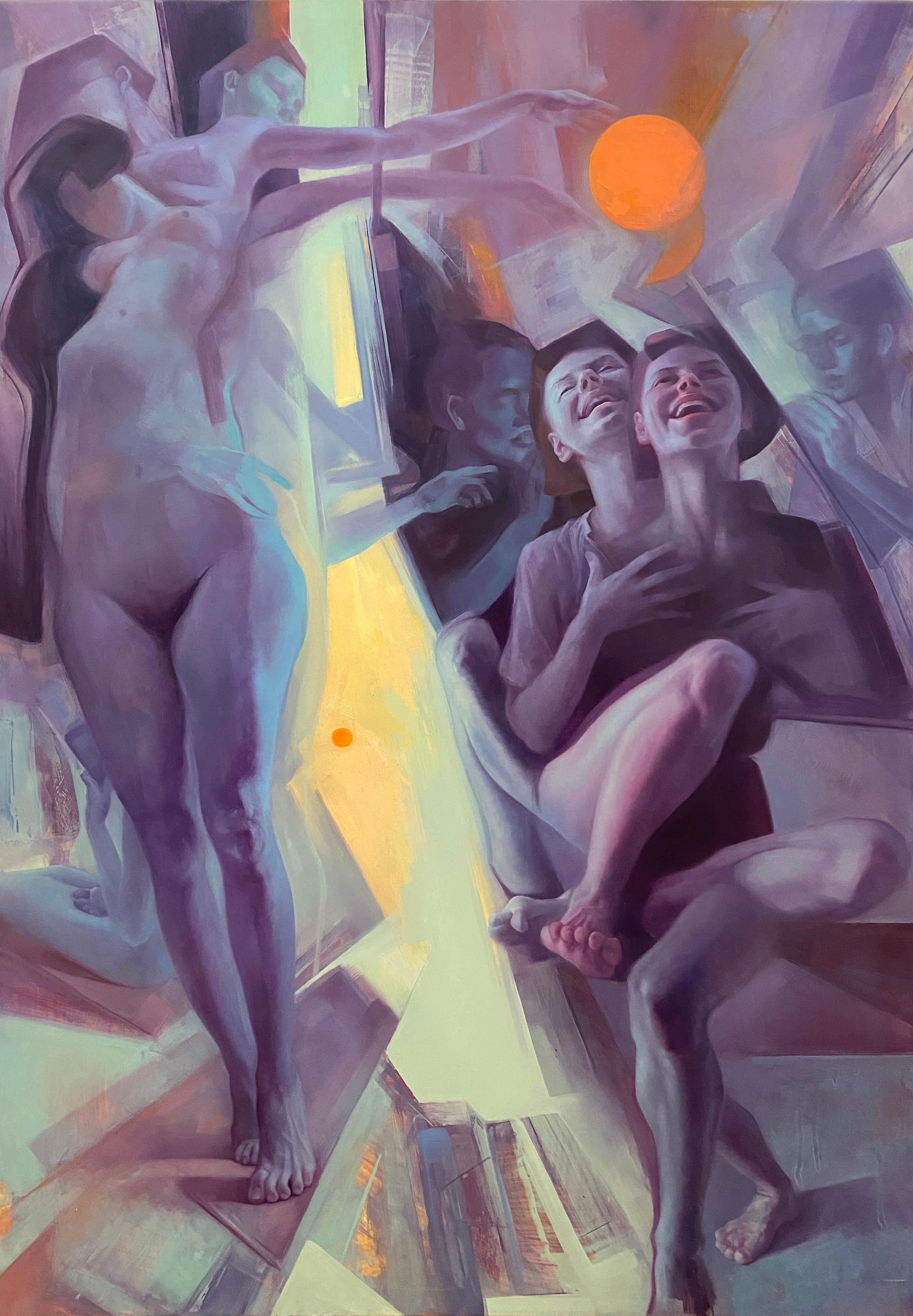 Alla Bartoshchuk Nude Painting - "Recall, " Oil Painting