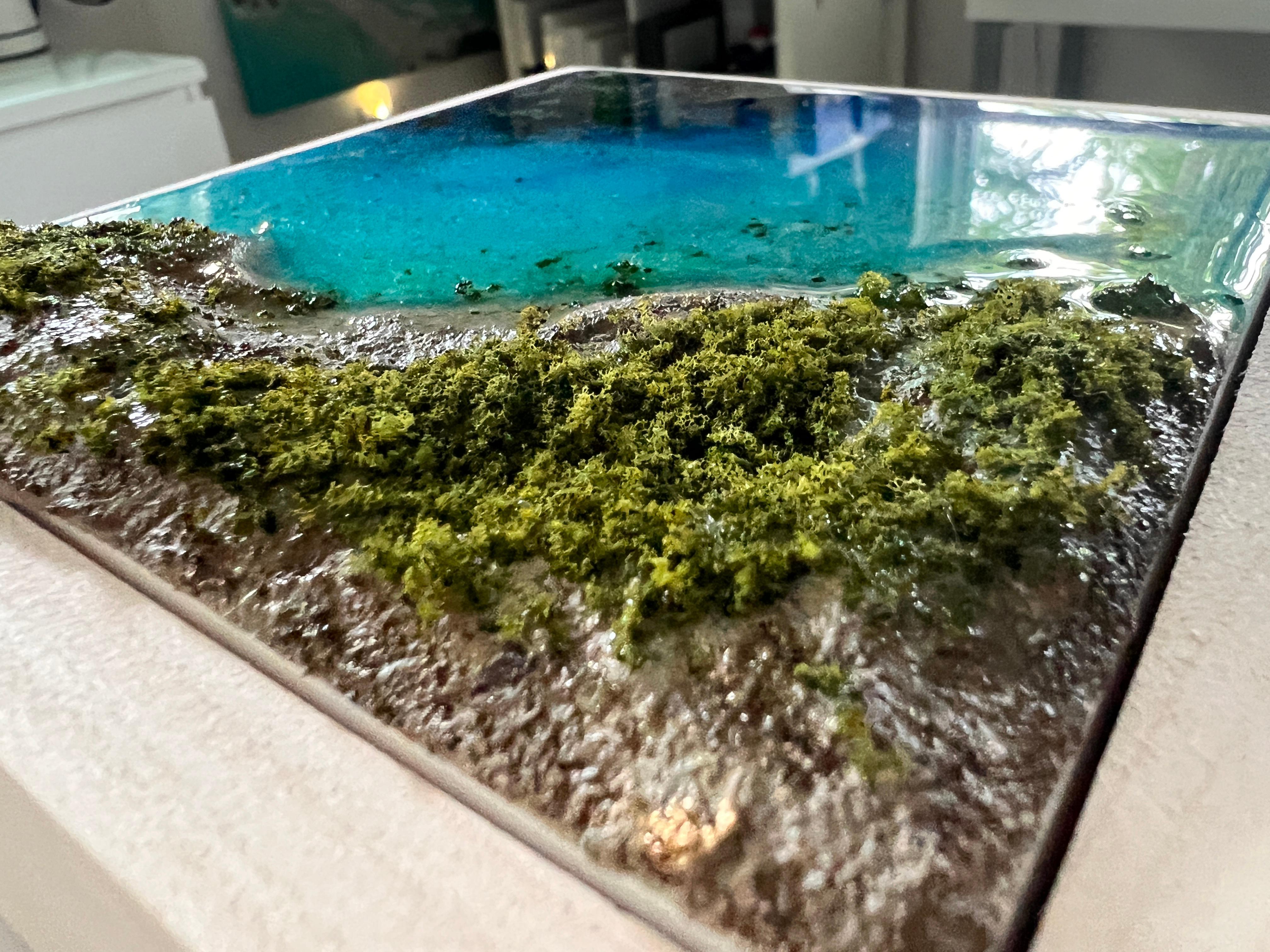 « Flying Over the Ocean n° 10 », vue aérienne d'une plage d'océan par Ana Hefco en vente 3
