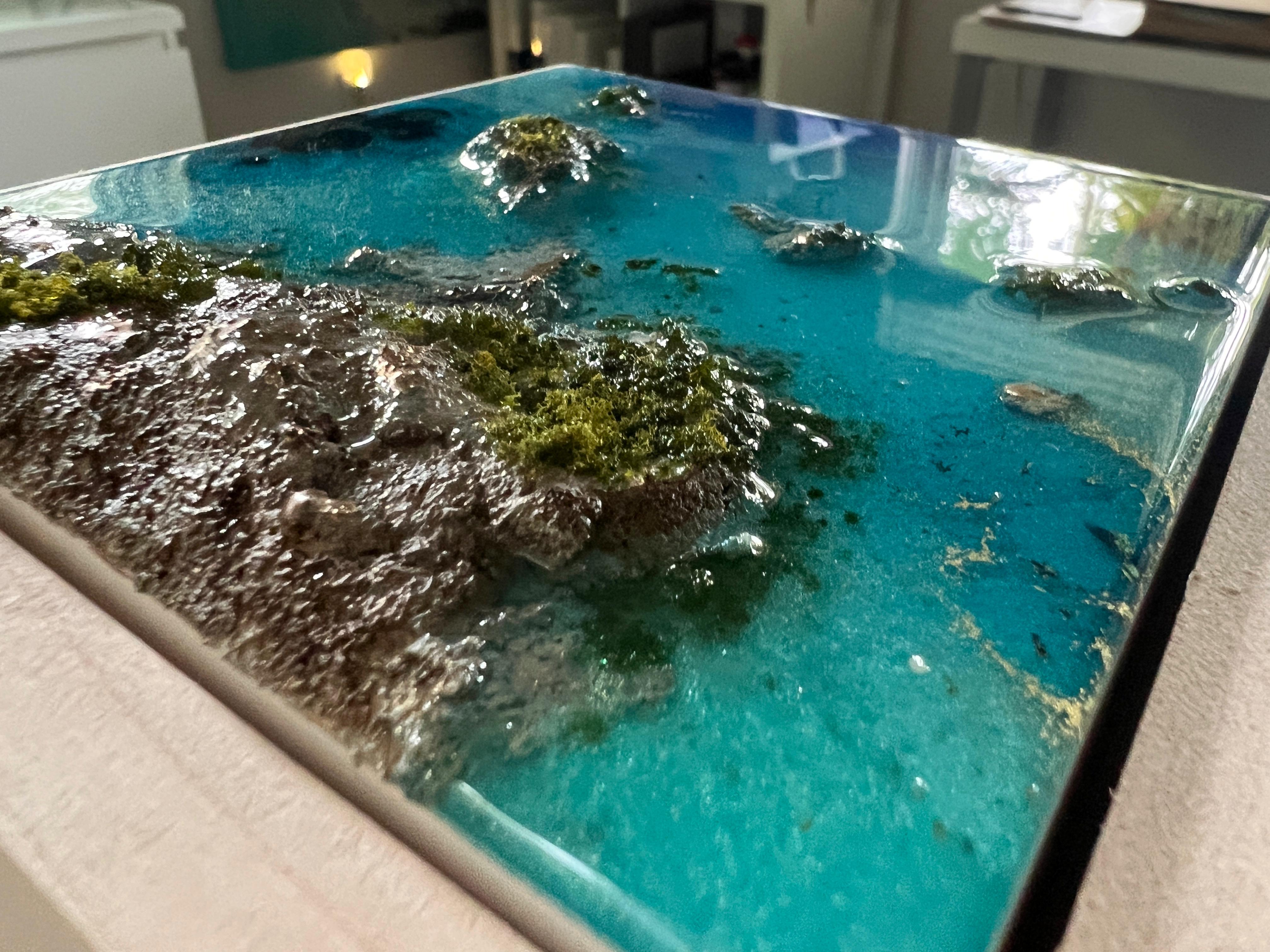 « Flying Over the Ocean #9 », vue aérienne de l'océan par Ana Hefco en vente 3