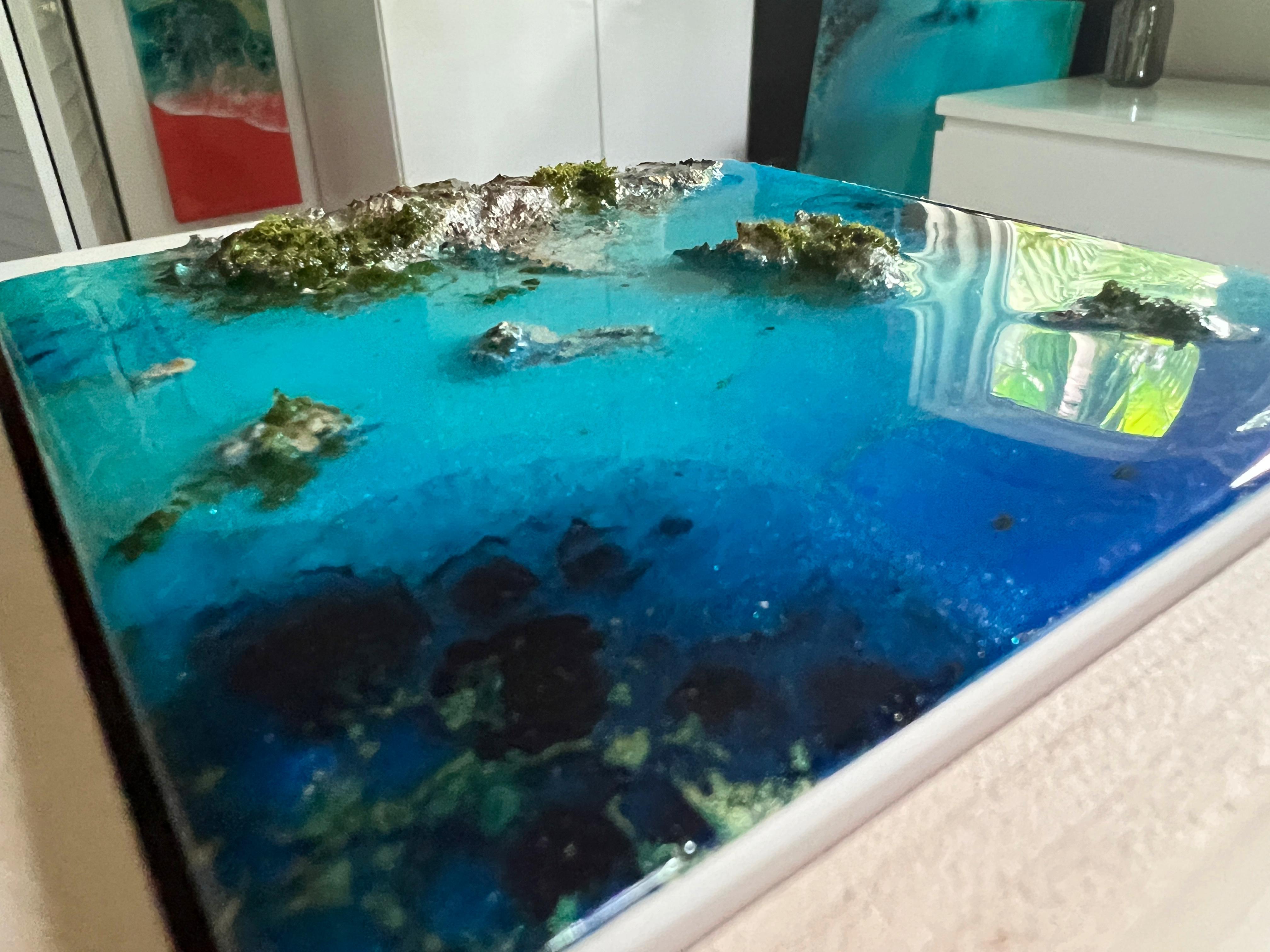 « Flying Over the Ocean #9 », vue aérienne de l'océan par Ana Hefco en vente 5