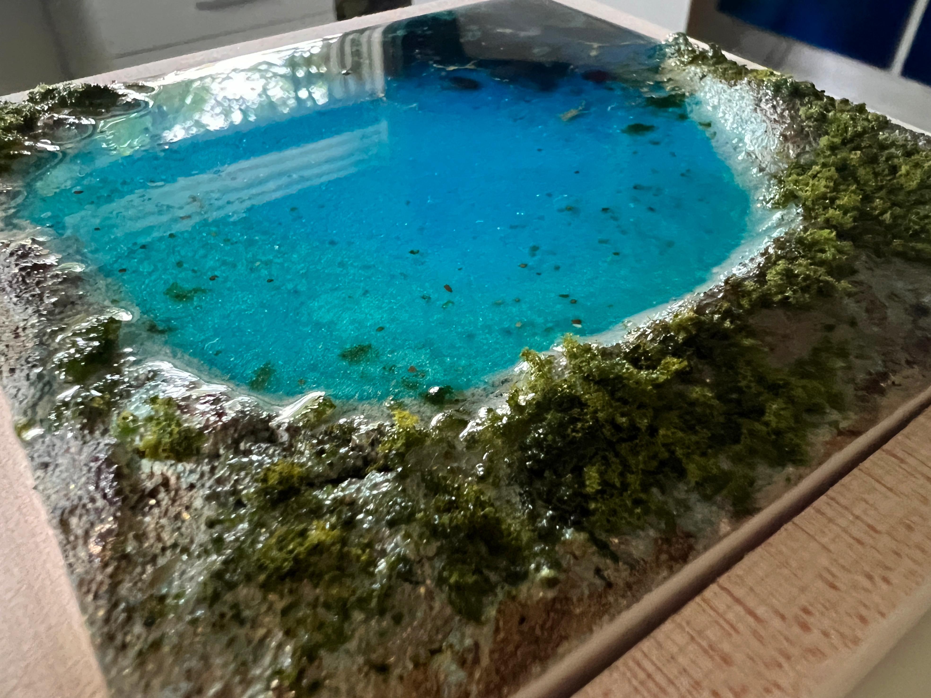 « Flying Over the Ocean #8 », vue aérienne de l'océan par Ana Hefco en vente 2