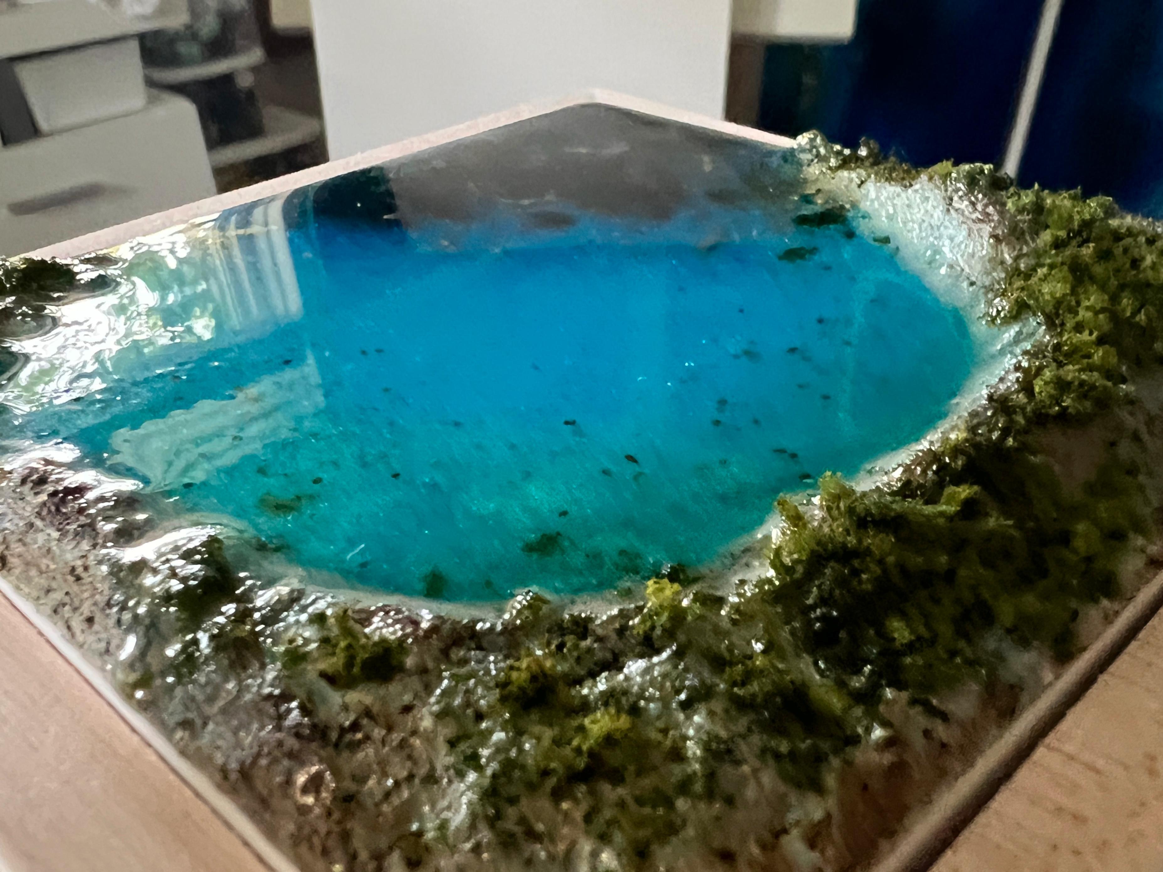 « Flying Over the Ocean #8 », vue aérienne de l'océan par Ana Hefco en vente 4