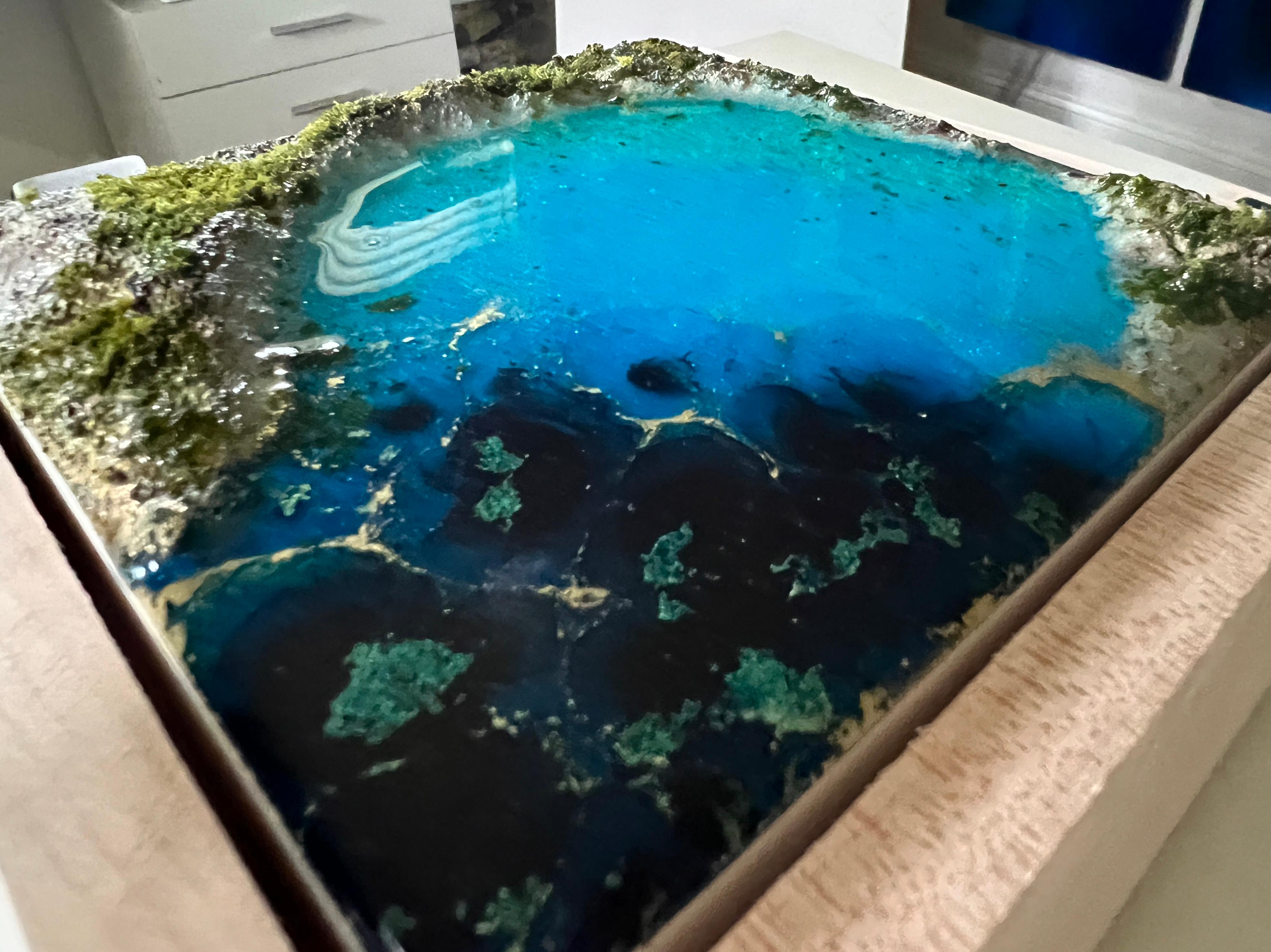 « Flying Over the Ocean #8 », vue aérienne de l'océan par Ana Hefco en vente 5