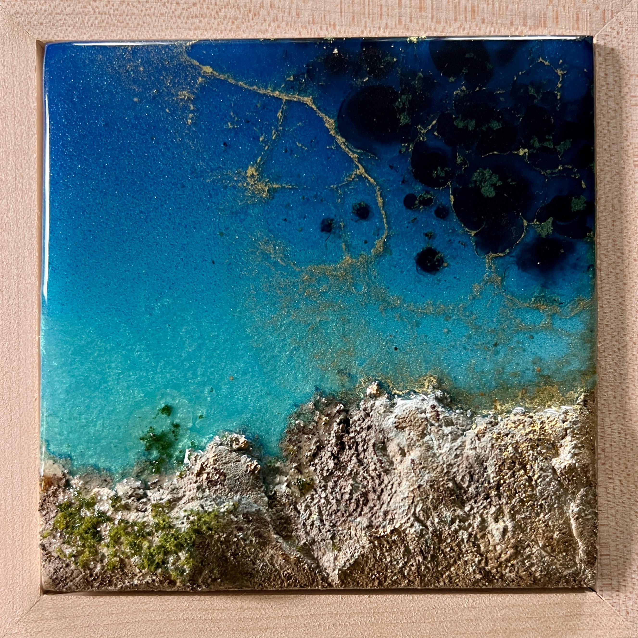 « Flying Over the Ocean #7 », vue aérienne de l'océan par Ana Hefco en vente 1