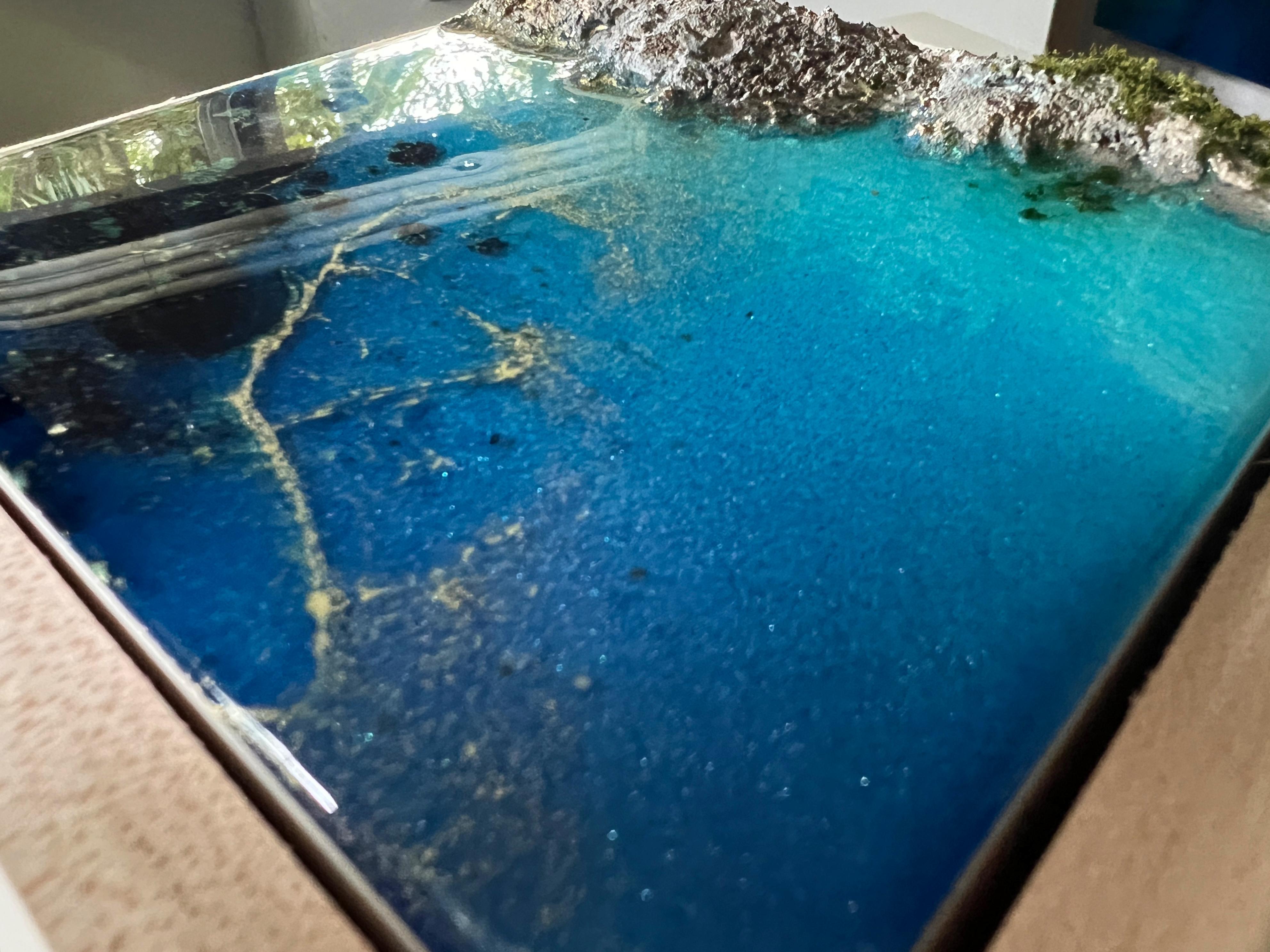 « Flying Over the Ocean #7 », vue aérienne de l'océan par Ana Hefco en vente 3